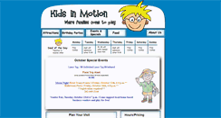 Desktop Screenshot of kidsinmotionwi.com